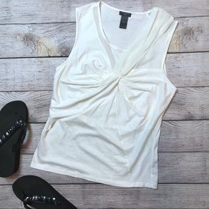 Ann Taylor Mixed Material Tank
